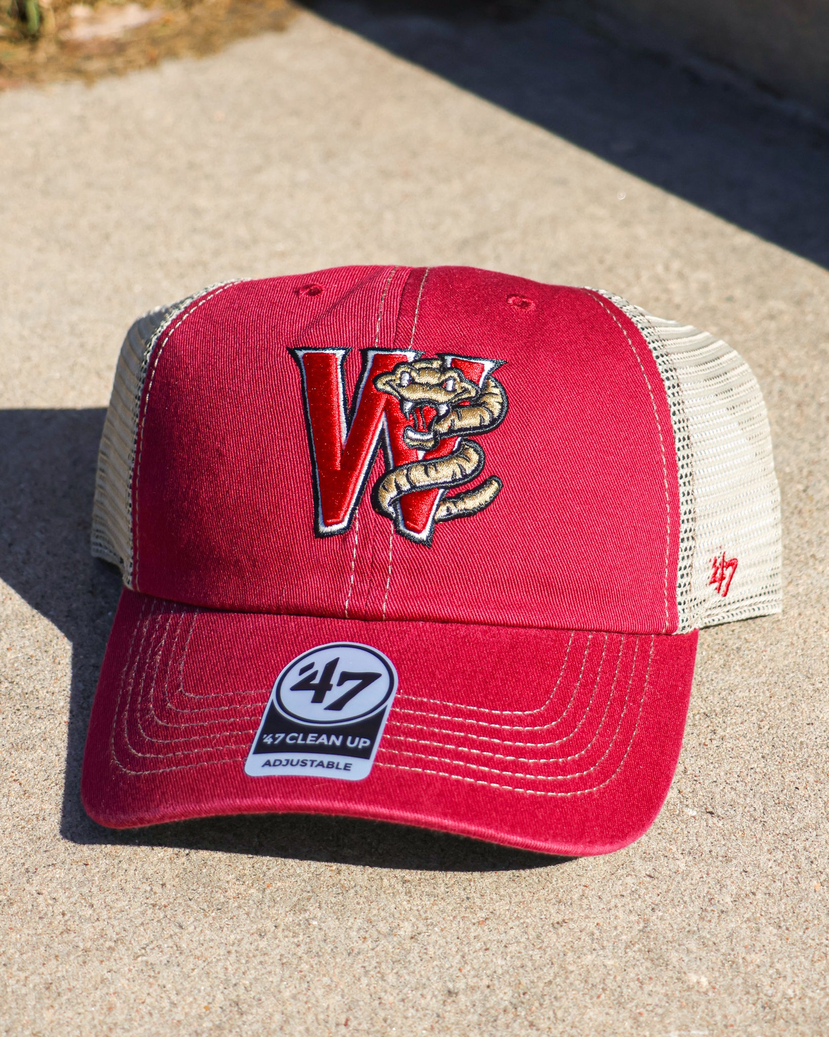 Timber Rattlers '47 Brand Cardinal Trawler Clean Up Adjustable Hat