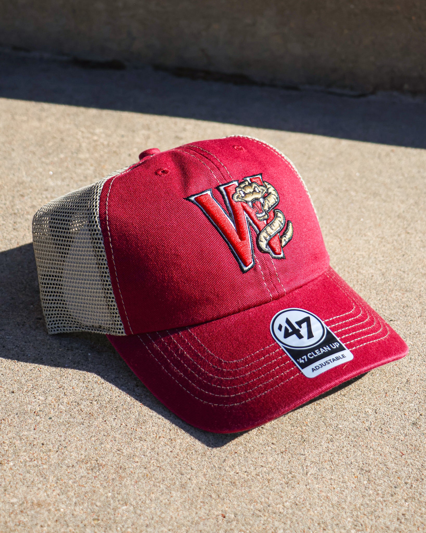 Timber Rattlers '47 Brand Cardinal Trawler Clean Up Adjustable Hat