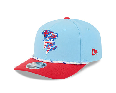 Timber Rattlers New Era 4th of July 970 Stretch-Snap Adjustable Hat
