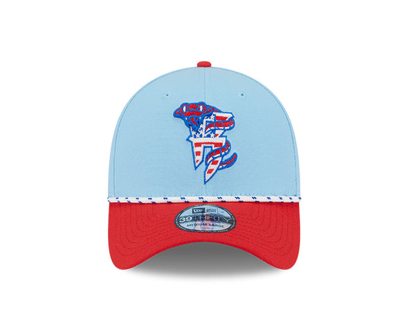 Timber Rattlers New Era 4th of July 3930 Stretch Fit Hat