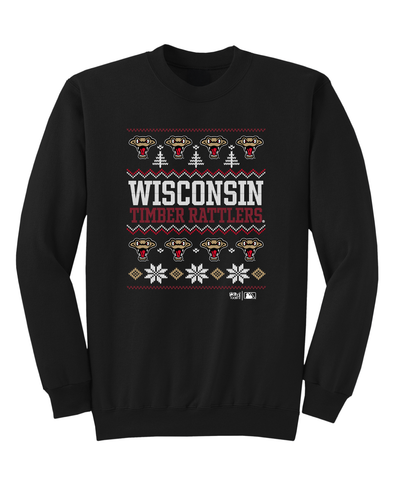 Wisconsin Timber Rattlers Holiday Christmas Sweater Crewneck