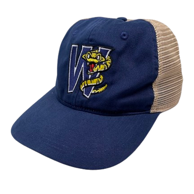 Brewers Sunday Navy/Tea Stain Adjustable Mesh Hat