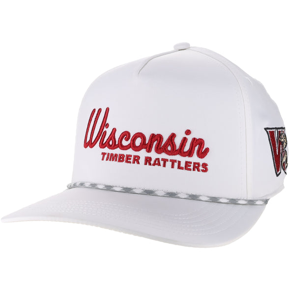 Timber Rattlers Legacy White Caddy Adjustable Hat