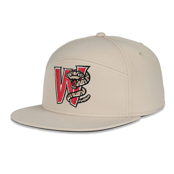 Khaki Split Panel Performance Snapback Hat – Wisconsin Timber Khaki Split Panel Performance Snapback Hat – Wisconsin Timber