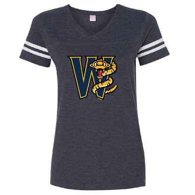 Women's Vintage Navy Brewers Sunday Sporty Tee