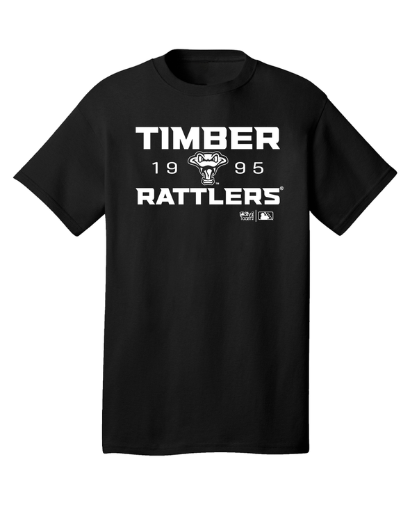 Timber Rattlers Freedom Wear Black 1995 Everette Tee