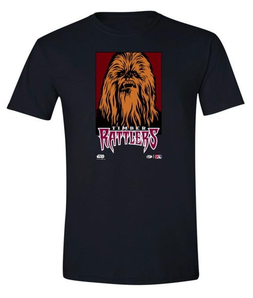 Timber Rattlers OT 2025 Star Wars Chewbacca Tee