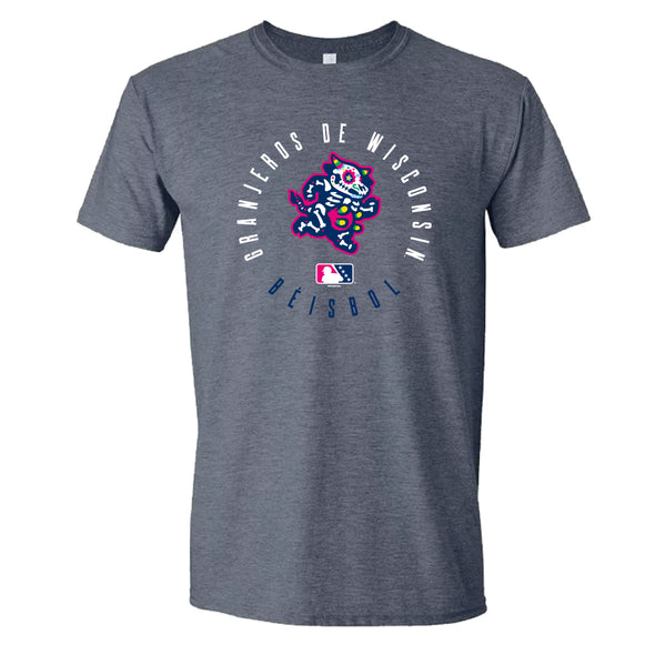 Los Granjeros de Wisconsin Bimm Ridder Heather Navy Sofstyle Tee