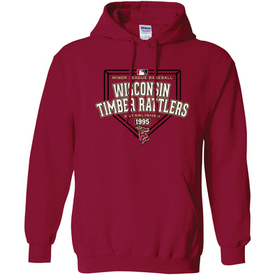 Wisconsin Timber Rattlers Bimm Ridder Cardinal Pullover Hood