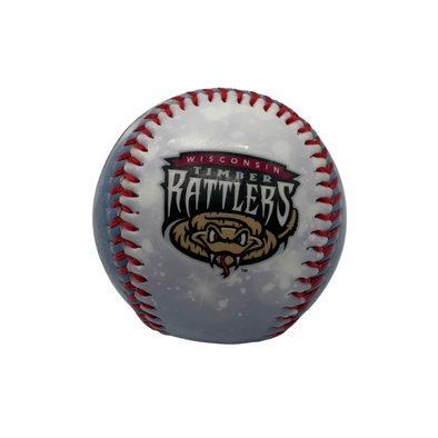 Wisconsin Timber Rattlers Glitter Baseball