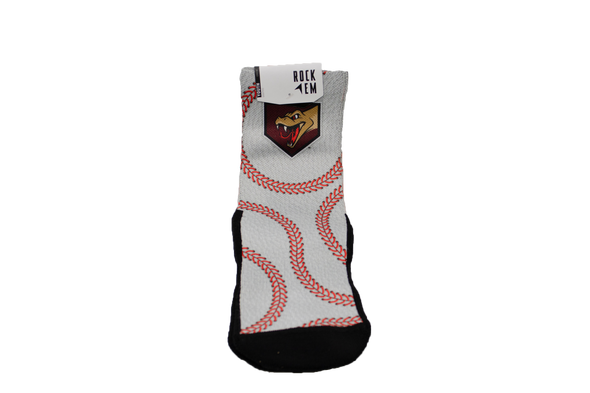 Timber Rattlers Marvel’s Defenders of the Diamond Youth Laces Socks