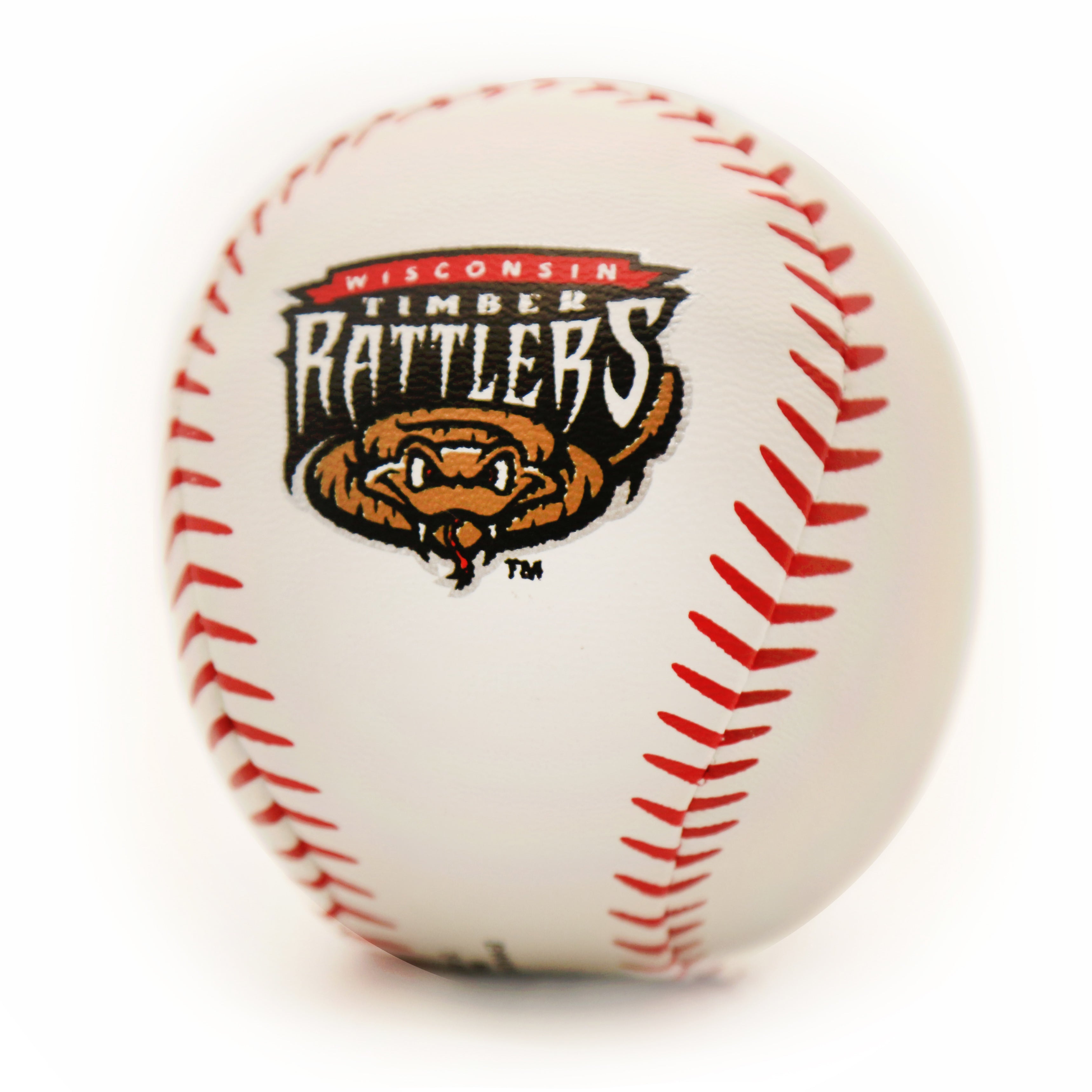 Wisconsin Timber Rattlers Primary Softee Baseball Wisconsin Timber