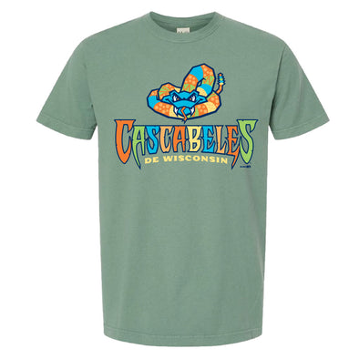 Los Cascabeles Green Primary Tee